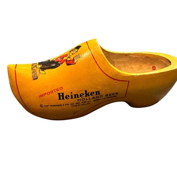 Vintage Heineken Imported Beer From Holland Advertising Wooden Decor - Picture 2 of 6